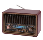 RETRO RGB BLUETOOTH RADIO FM/AM/SW/BT/USB/TF,RC  1,2AH  NS-8075BT